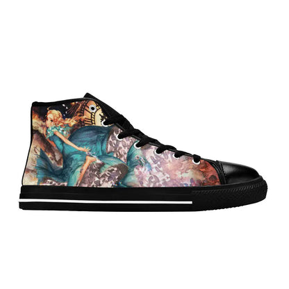 Princess Cinderella Custom High Top Sneakers Shoes