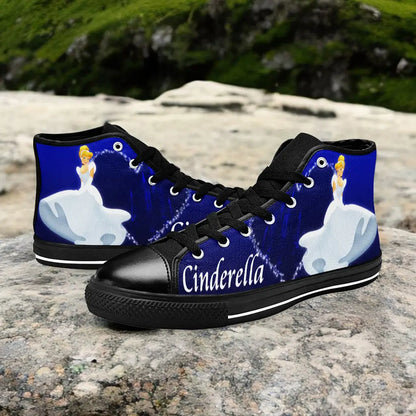 Princess Cinderella Custom High Top Sneakers Shoes