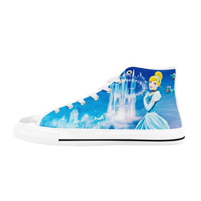 Princess Cinderella Custom High Top Sneakers Shoes