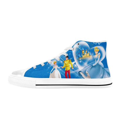 Princess Cinderella Custom High Top Sneakers Shoes