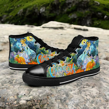 Princess Cinderella Custom High Top Sneakers Shoes