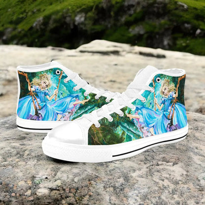 Princess Cinderella Custom High Top Sneakers Shoes