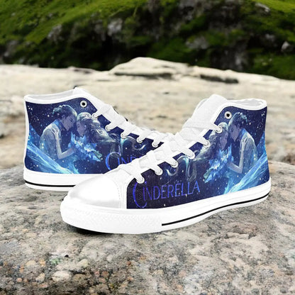 Princess Cinderella Custom High Top Sneakers Shoes