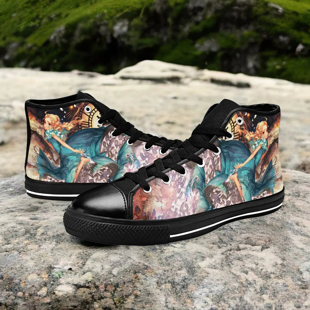 Princess Cinderella Custom High Top Sneakers Shoes