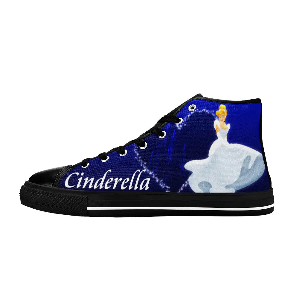 Princess Cinderella Custom High Top Sneakers Shoes