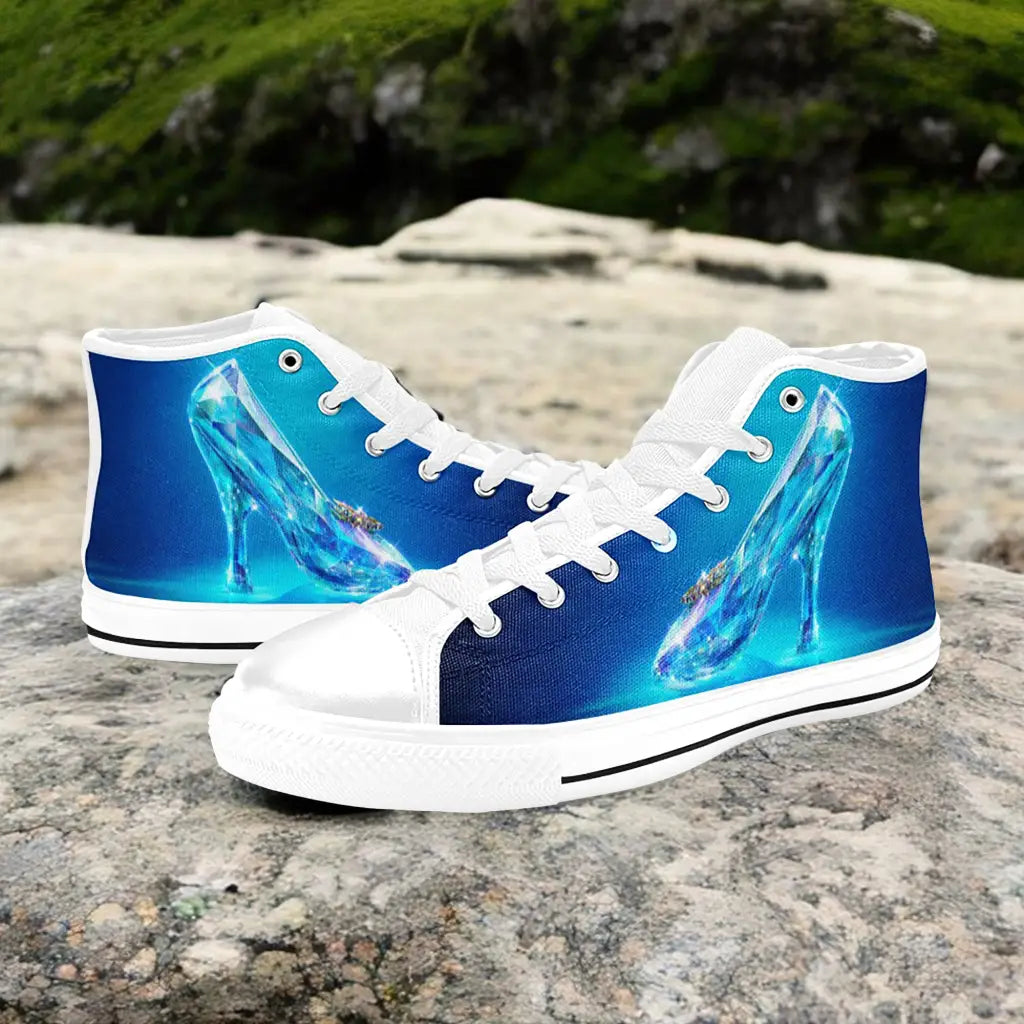 Princess Cinderella Custom High Top Sneakers Shoes