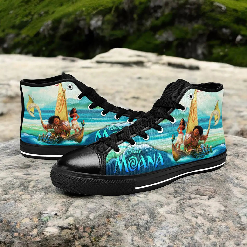 Princess Moana Waialiki Maui Custom High Top Sneakers Shoes