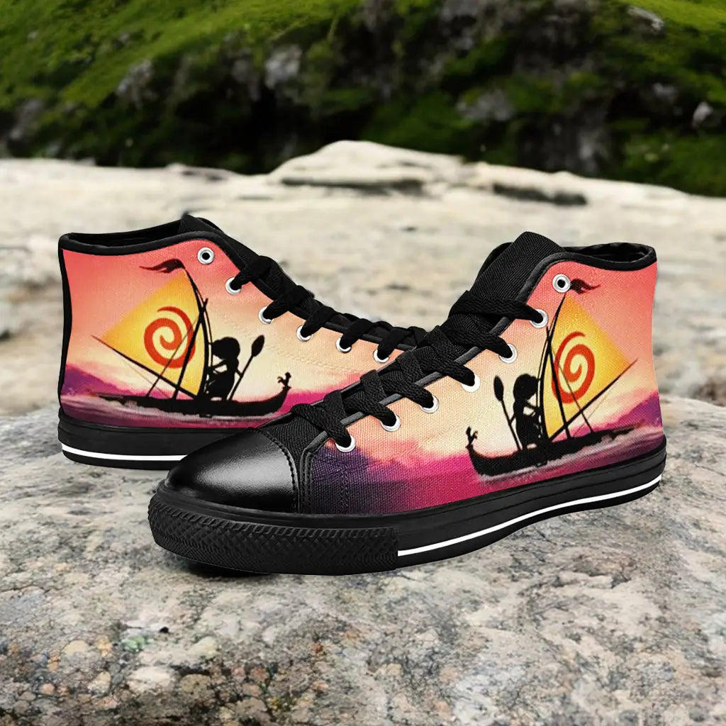 Princess Moana Waialiki Maui Custom High Top Sneakers Shoes