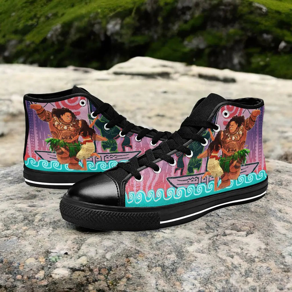 Princess Moana Waialiki Maui Custom High Top Sneakers Shoes