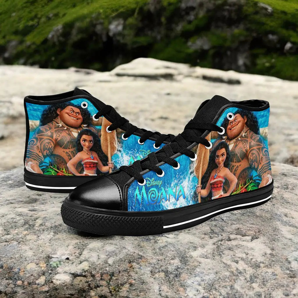 Princess Moana Waialiki Maui Custom High Top Sneakers Shoes