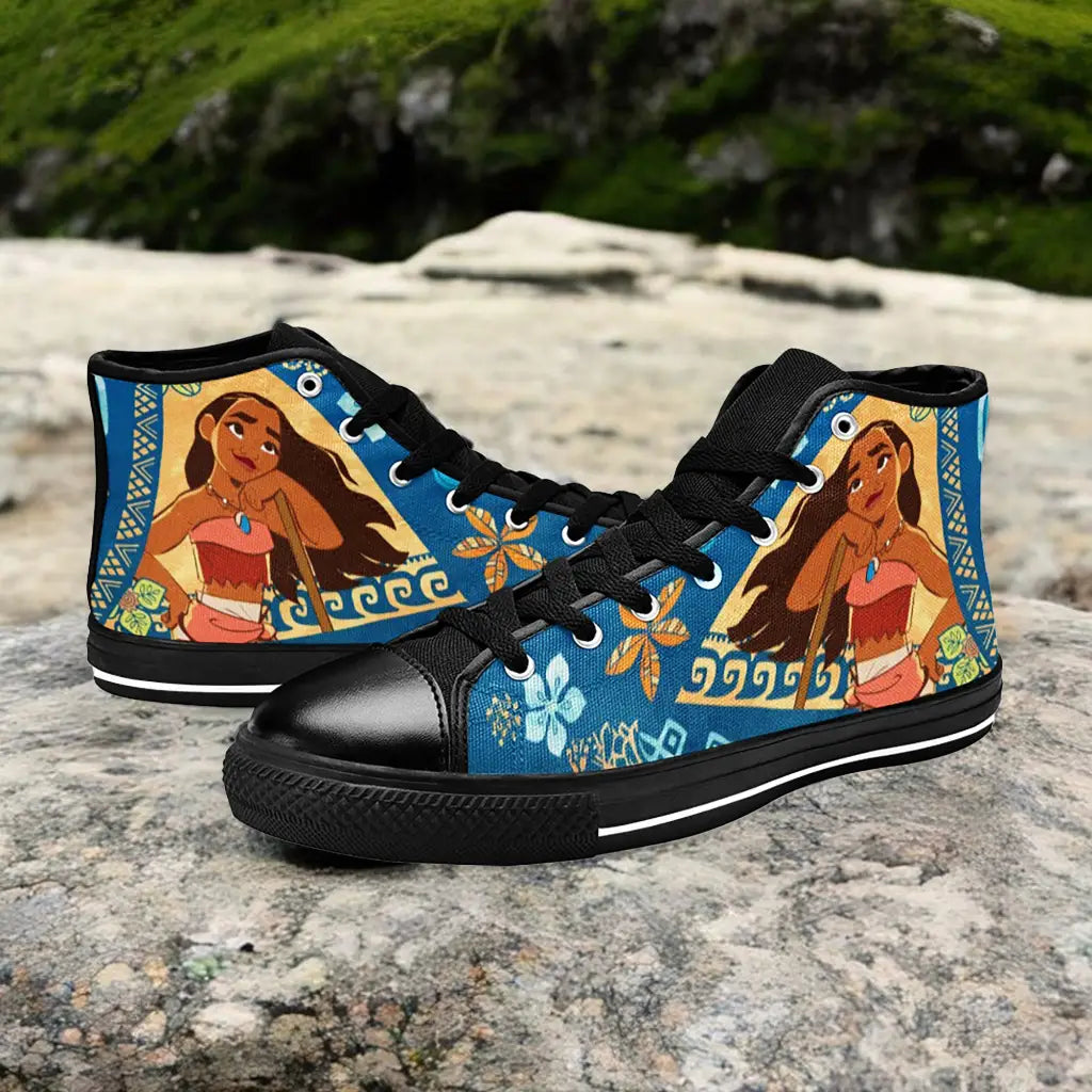 Princess Moana Waialiki Maui Custom High Top Sneakers Shoes