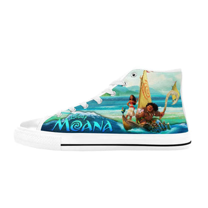 Princess Moana Waialiki Maui Custom High Top Sneakers Shoes