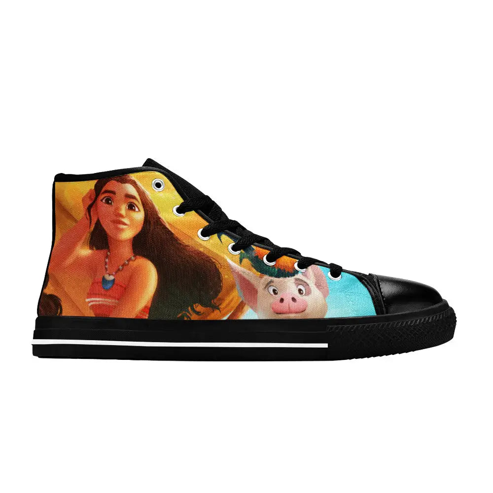 Princess Moana Waialiki Maui Custom High Top Sneakers Shoes