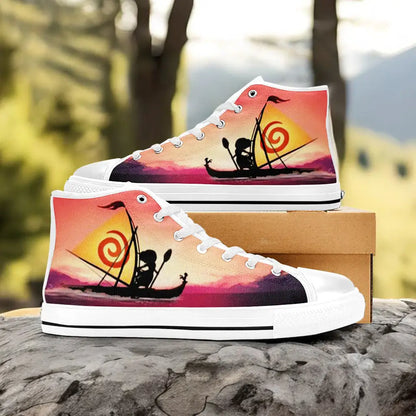 Princess Moana Waialiki Maui Custom High Top Sneakers Shoes