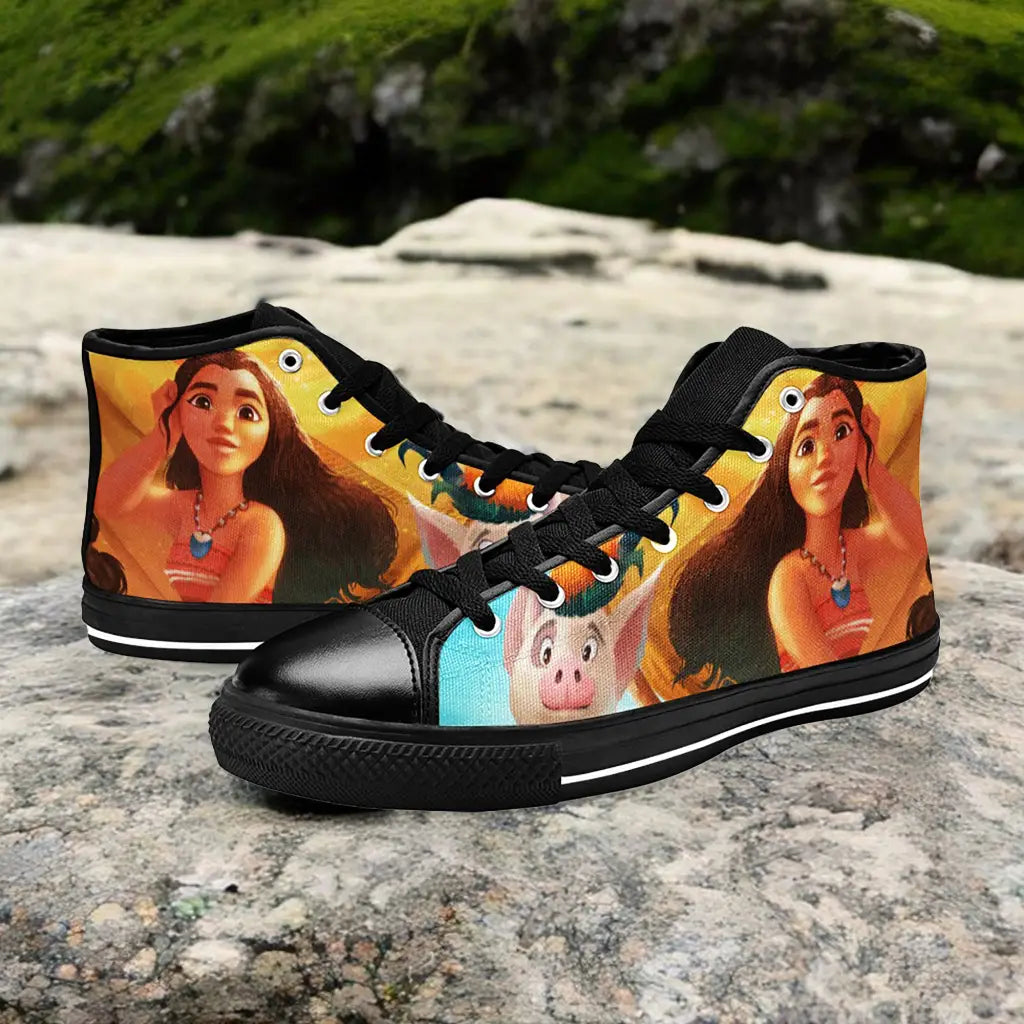 Princess Moana Waialiki Maui Custom High Top Sneakers Shoes