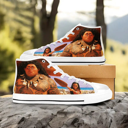 Princess Moana Waialiki Maui Custom High Top Sneakers Shoes