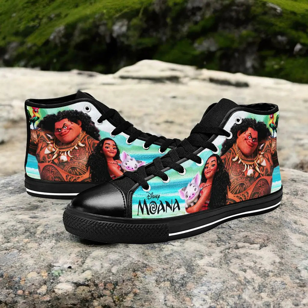 Princess Moana Waialiki Maui Custom High Top Sneakers Shoes