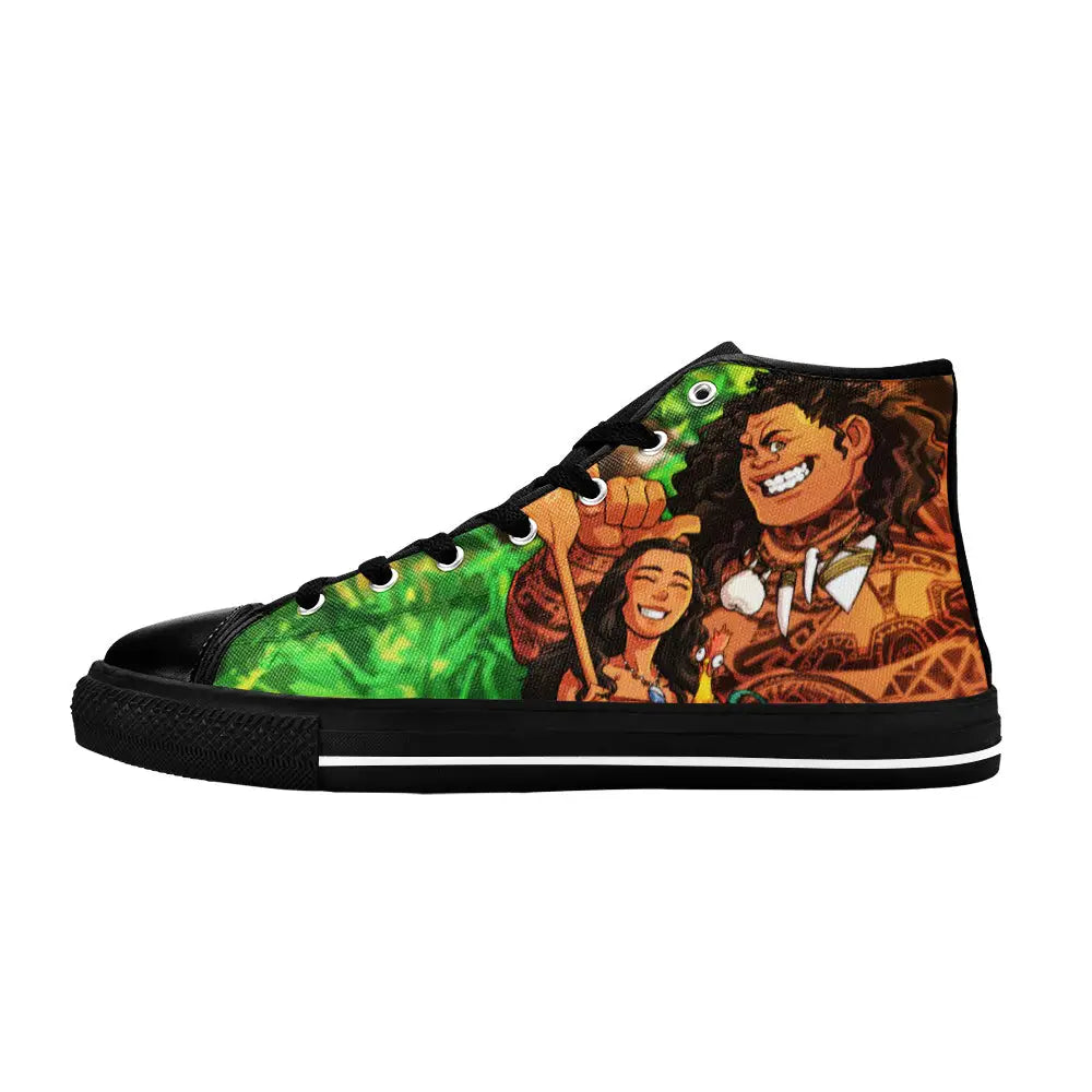 Princess Moana Waialiki Maui Custom High Top Sneakers Shoes