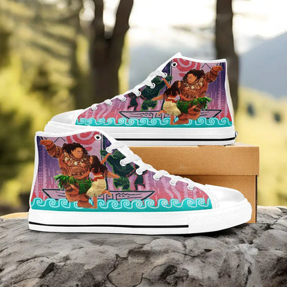 Princess Moana Waialiki Maui Custom High Top Sneakers Shoes