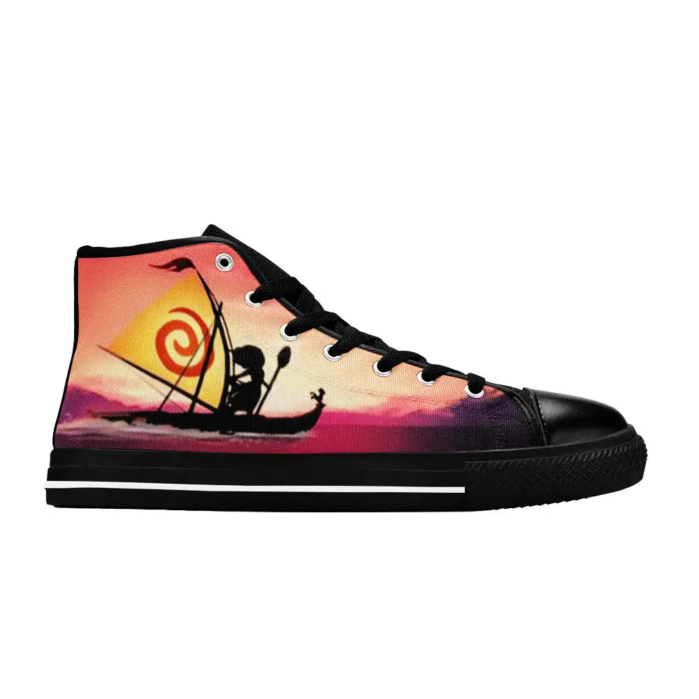 Princess Moana Waialiki Maui Custom High Top Sneakers Shoes