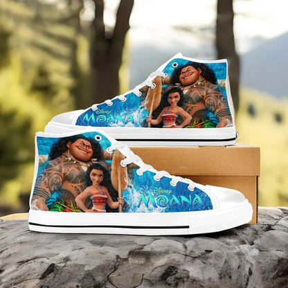 Princess Moana Waialiki Maui Custom High Top Sneakers Shoes