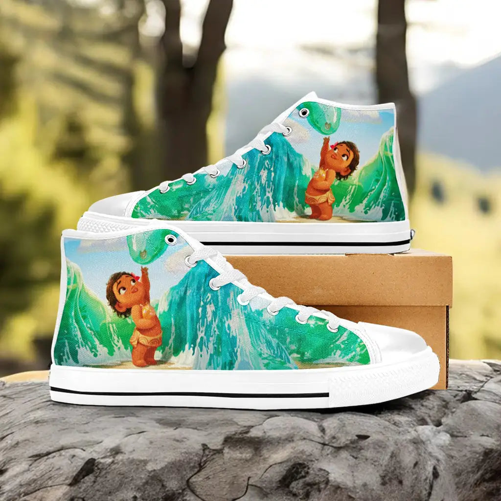 Princess Moana Waialiki Maui Custom High Top Sneakers Shoes