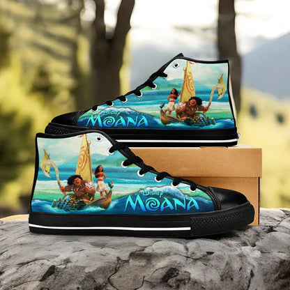 Princess Moana Waialiki Maui Custom High Top Sneakers Shoes