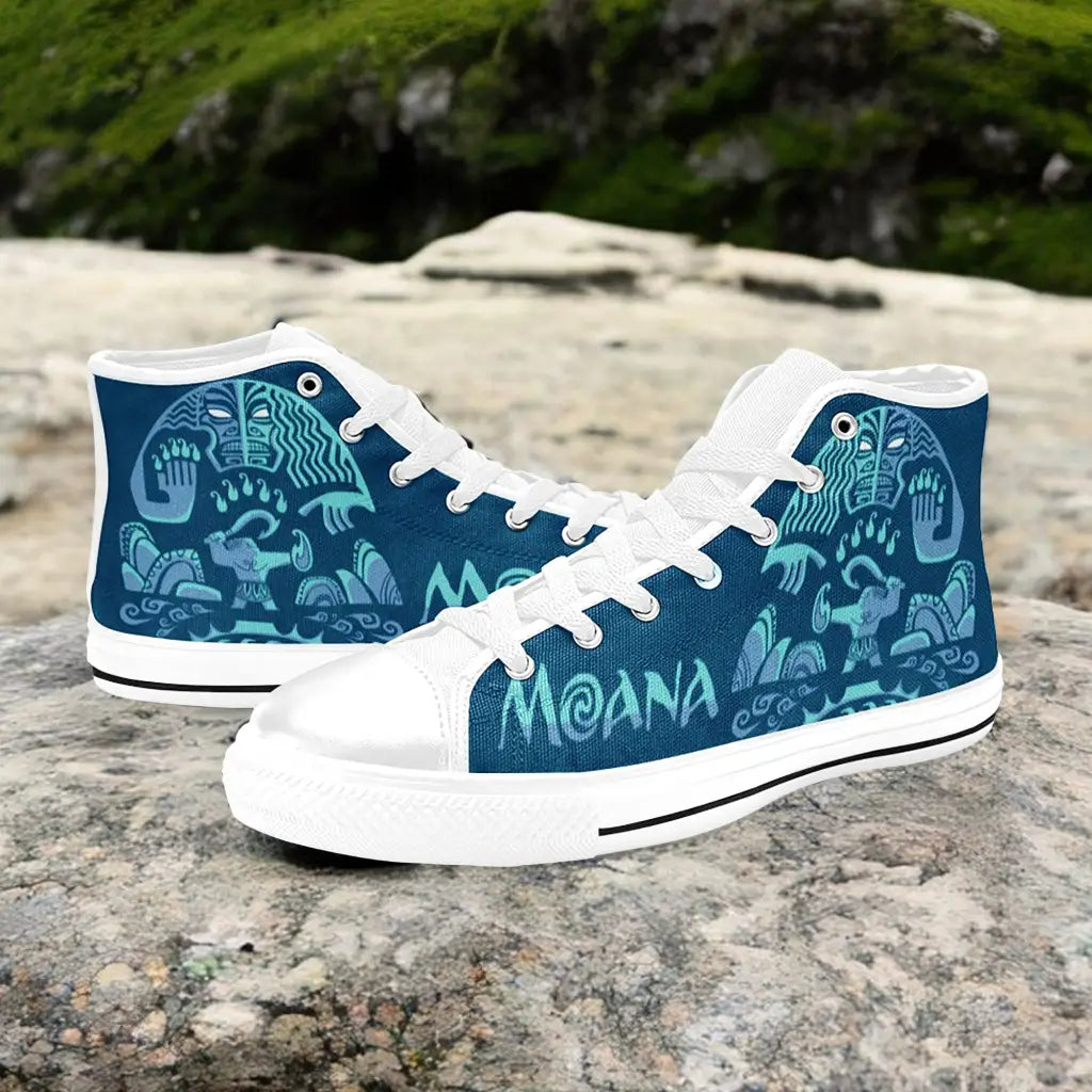 Princess Moana Waialiki Maui Custom High Top Sneakers Shoes