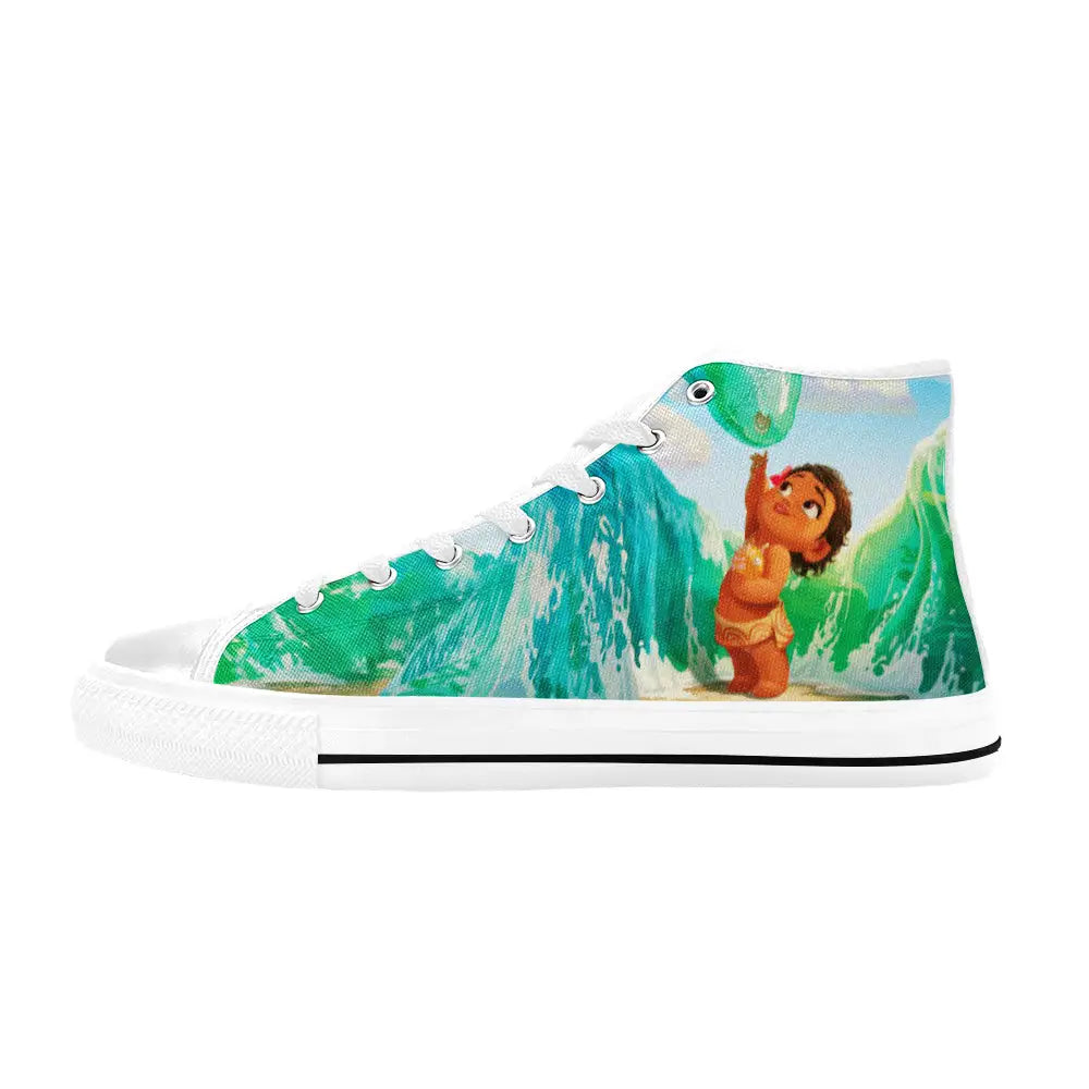 Princess Moana Waialiki Maui Custom High Top Sneakers Shoes