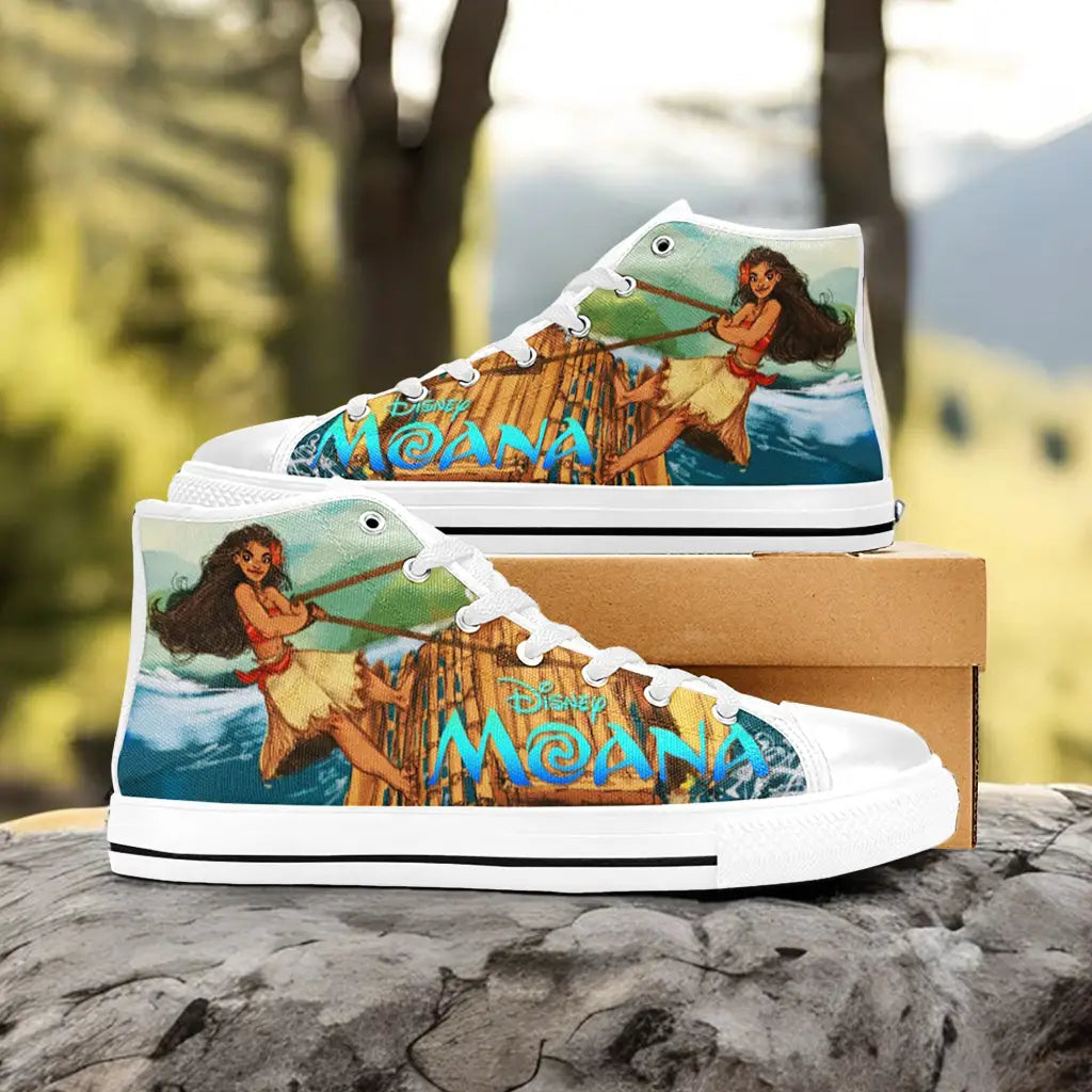 Princess Moana Waialiki Maui Custom High Top Sneakers Shoes