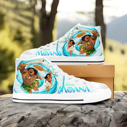 Princess Moana Waialiki Maui Custom High Top Sneakers Shoes