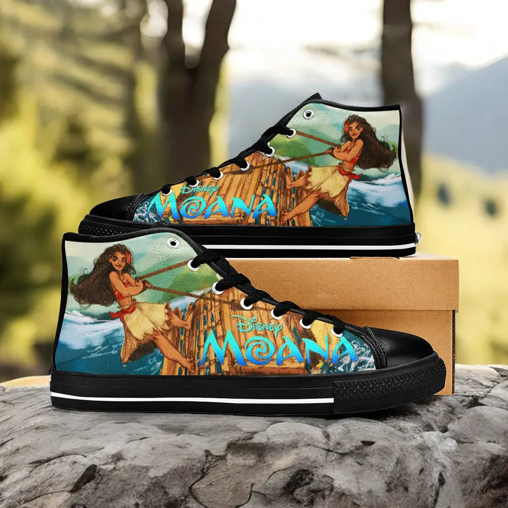 Princess Moana Waialiki Maui Custom High Top Sneakers Shoes