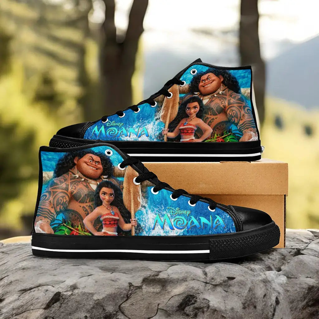 Princess Moana Waialiki Maui Custom High Top Sneakers Shoes