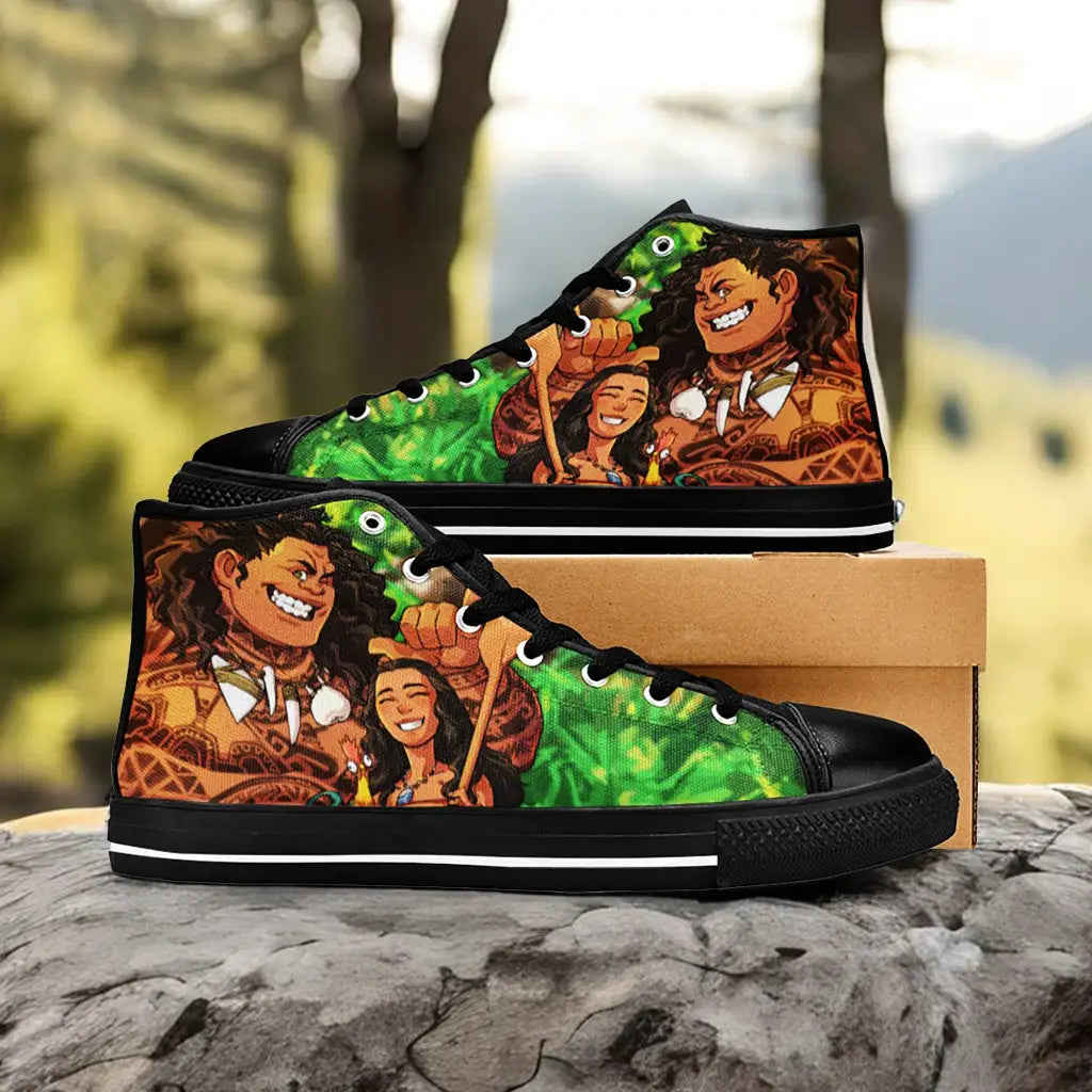 Princess Moana Waialiki Maui Custom High Top Sneakers Shoes