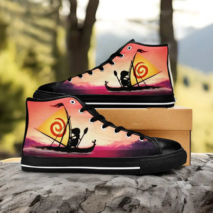 Princess Moana Waialiki Maui Custom High Top Sneakers Shoes