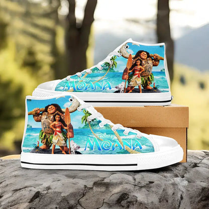 Princess Moana Waialiki Maui Custom High Top Sneakers Shoes