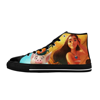 Princess Moana Waialiki Maui Custom High Top Sneakers Shoes