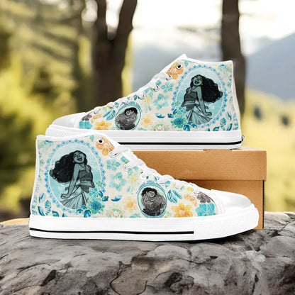 Princess Moana Waialiki Maui Custom High Top Sneakers Shoes