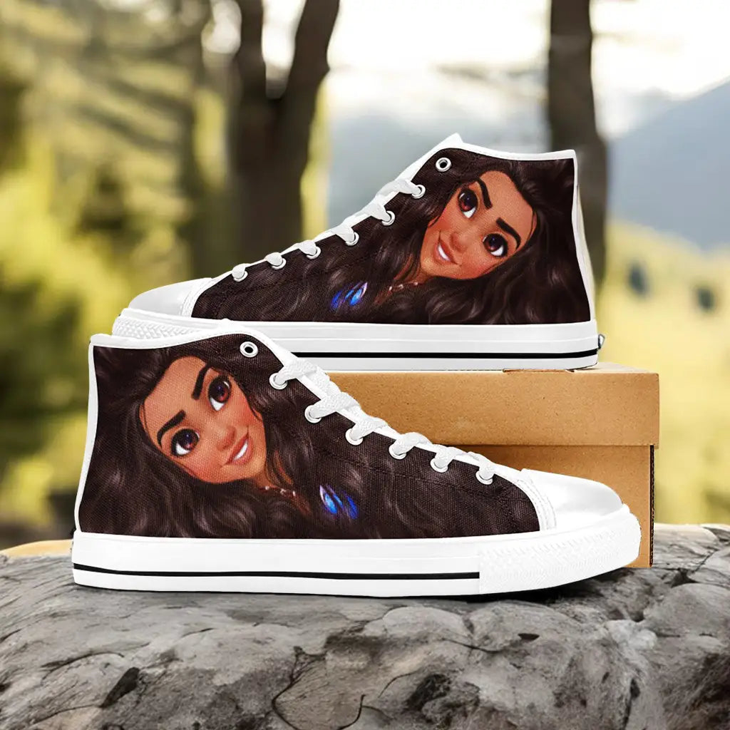 Princess Moana Waialiki Maui Custom High Top Sneakers Shoes