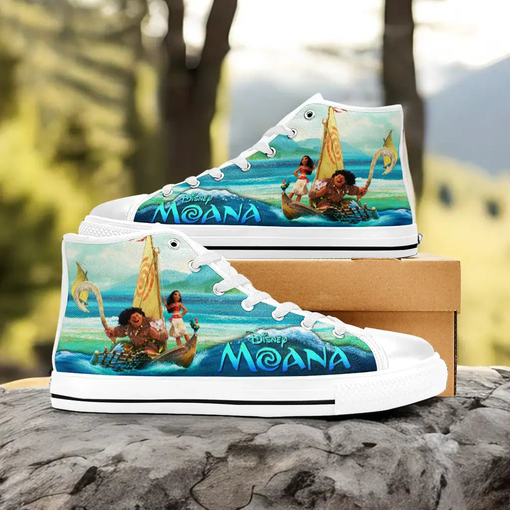 Princess Moana Waialiki Maui Custom High Top Sneakers Shoes