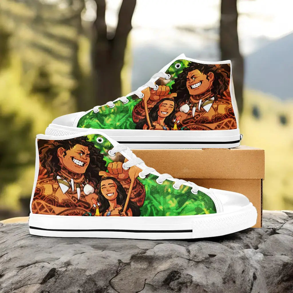 Princess Moana Waialiki Maui Custom High Top Sneakers Shoes