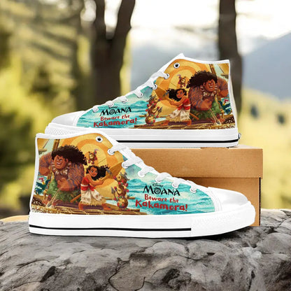 Princess Moana Waialiki Maui Custom High Top Sneakers Shoes