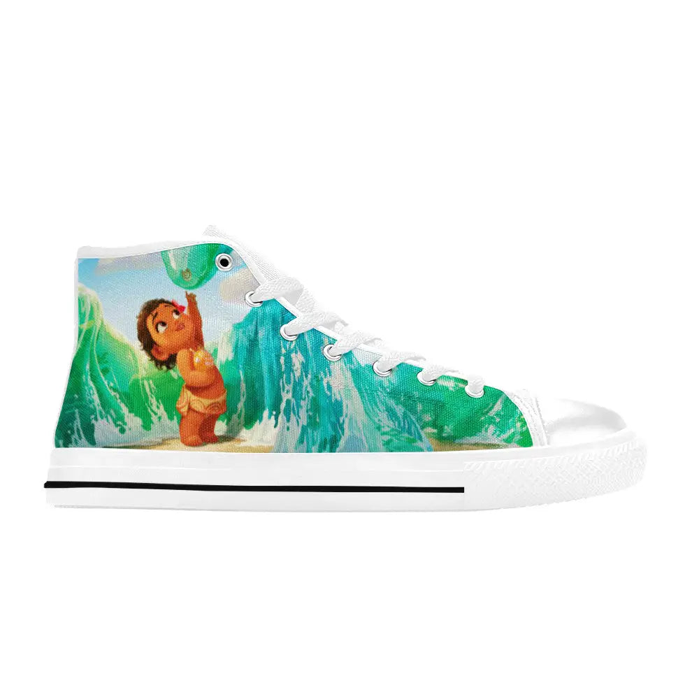 Princess Moana Waialiki Maui Custom High Top Sneakers Shoes