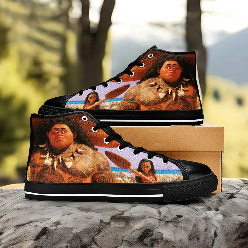 Princess Moana Waialiki Maui Custom High Top Sneakers Shoes