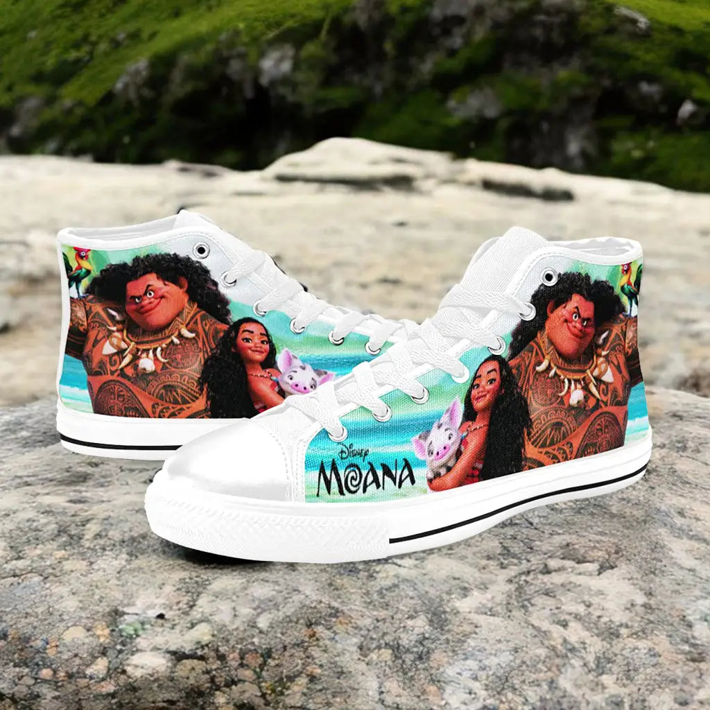 Princess Moana Waialiki Maui Custom High Top Sneakers Shoes