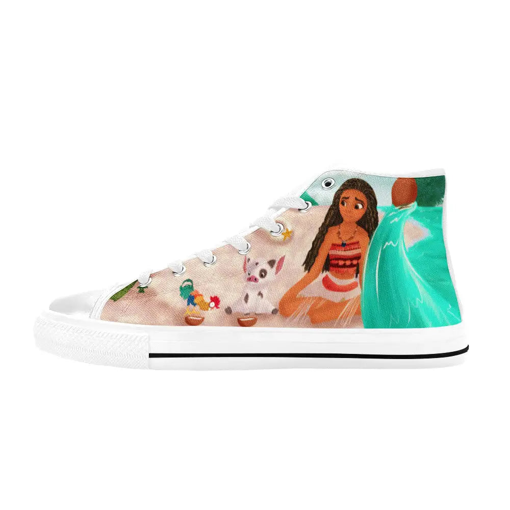 Princess Moana Waialiki Maui Custom High Top Sneakers Shoes