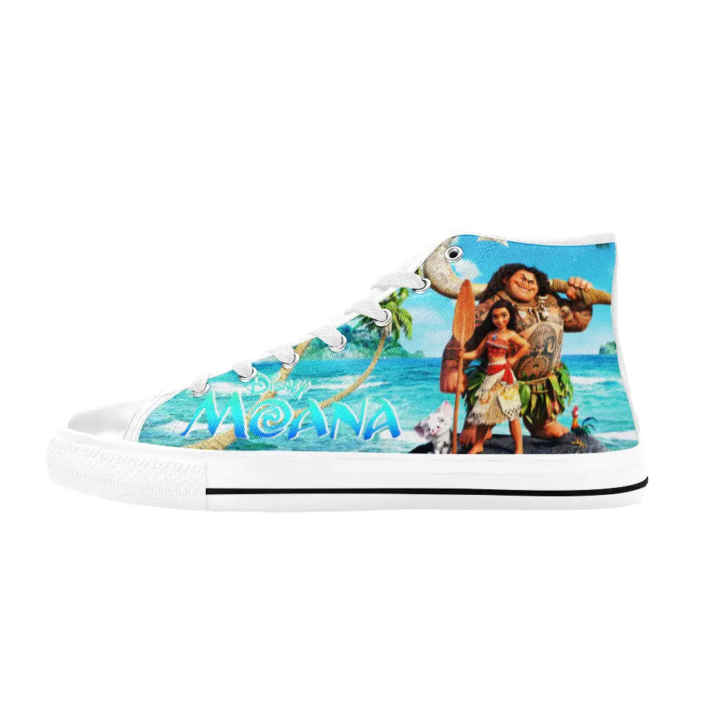 Princess Moana Waialiki Maui Custom High Top Sneakers Shoes