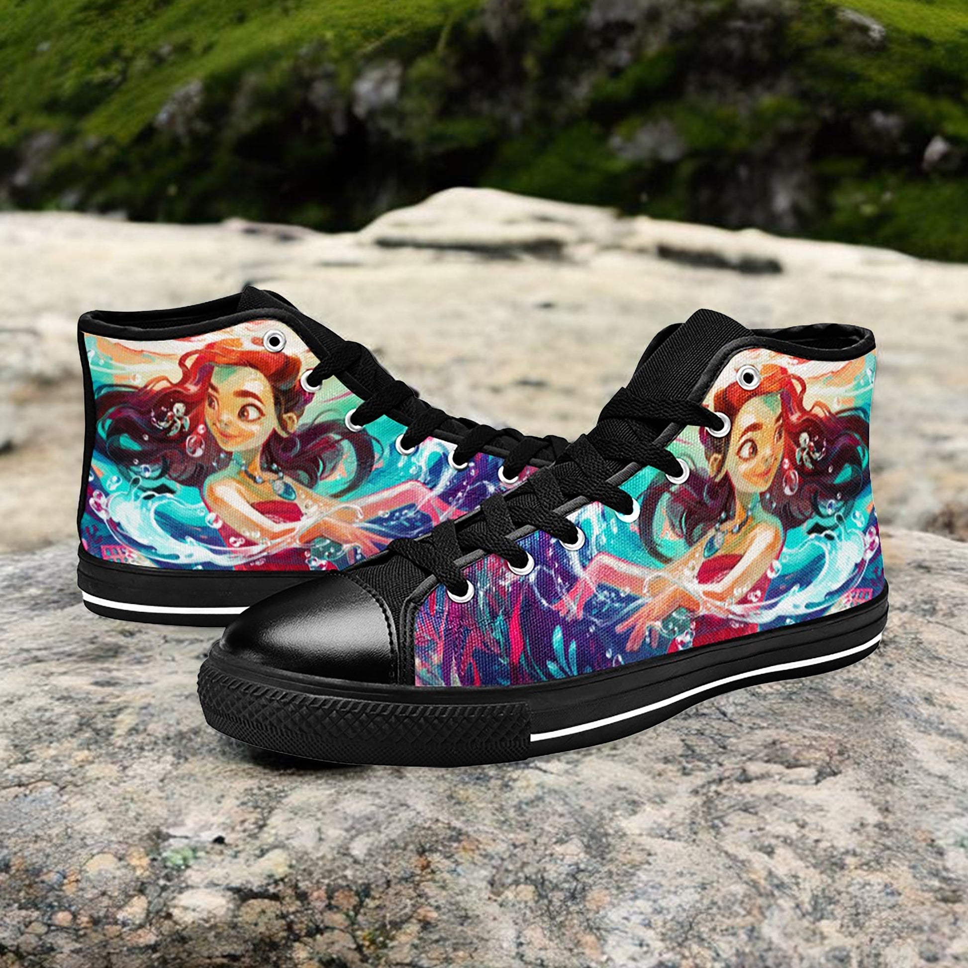 Princess Moana Waialiki Maui Custom High Top Sneakers Shoes