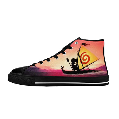 Princess Moana Waialiki Maui Custom High Top Sneakers Shoes