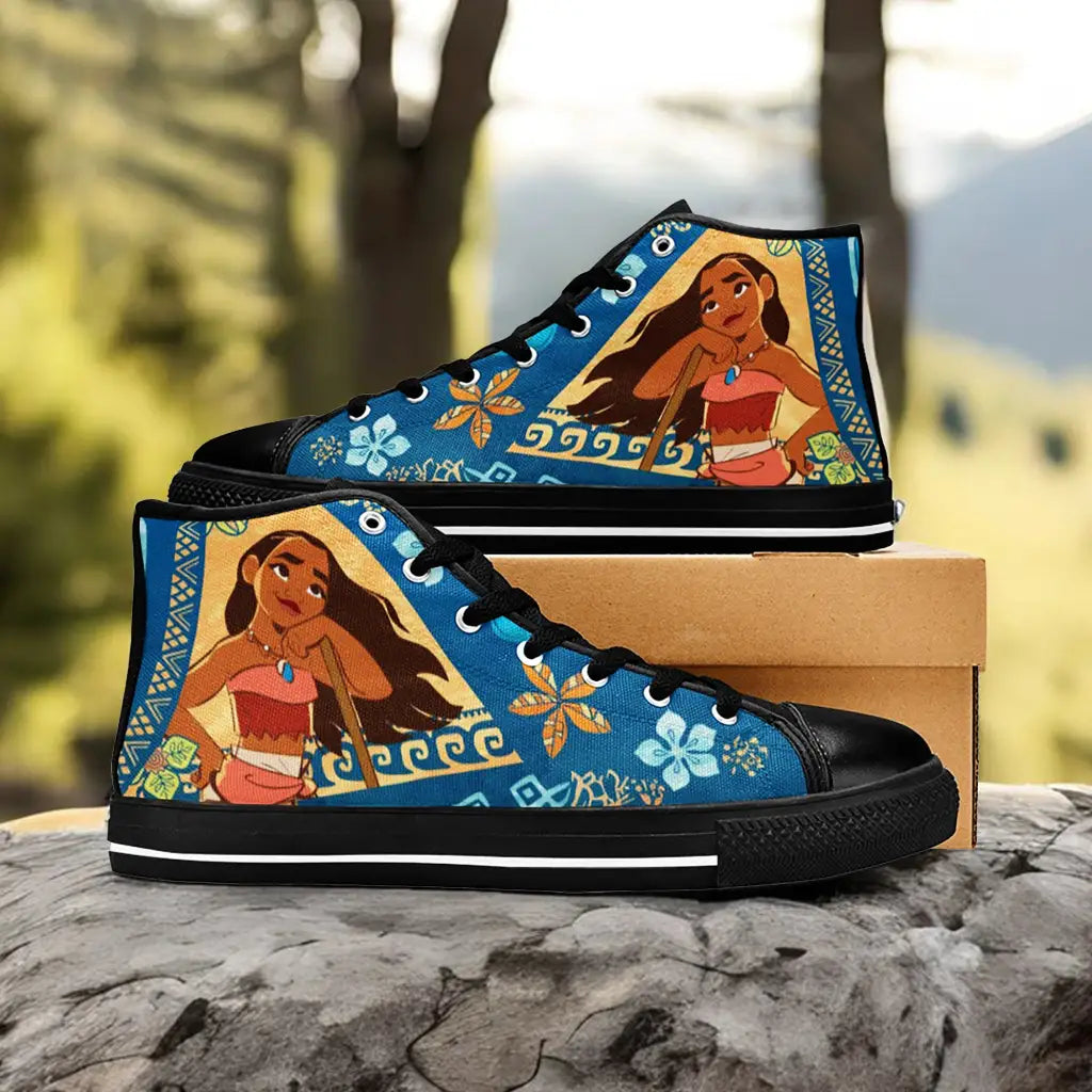 Princess Moana Waialiki Maui Custom High Top Sneakers Shoes